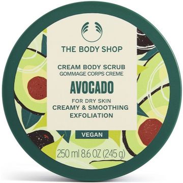 THE BODY SHOP AVOCADO (THE BODY SHOP) AVOCADO CREAM BODYSCRUB POT 250 ML