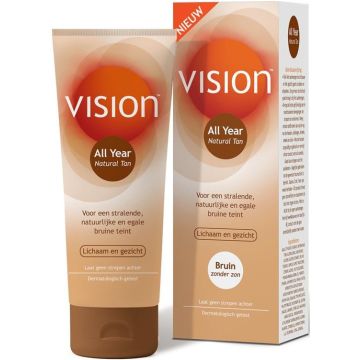 VISION ALL YEAR NATURAL TAN TUBE 150 ML