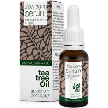 AUSTRALIAN BODYCARE PEPTIDES, CAFFEINE & B5 SLOW-AGING SERUM GEZICHTSSERUM DRUPPELAAR 30 ML