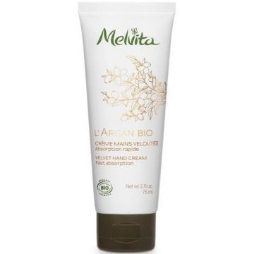 MELVITA L'ARGAN BIO (MELVITA) L'ARGAN BIO VELVET HAND CREAM HANDCREME TUBE 75 ML