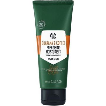 THE BODY SHOP FOR MEN GUARANA &amp; COFFEE (THE BODY SHOP) GUARANA &amp; COFFEE ENERGISING MOISTURISER TUBE 150 ML