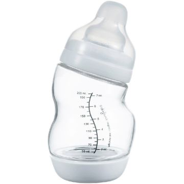 DIFRAX ANTI-COLIC (DIFRAX) ANTI-COLIC WIDE 0+ MAANDEN GLAS S BABYFLES 200 ML 1 STUK