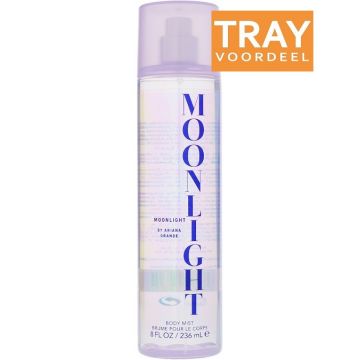 ARIANA GRANDE MOONLIGHT BODY MIST SPRAY TRAY 3 X 236 ML