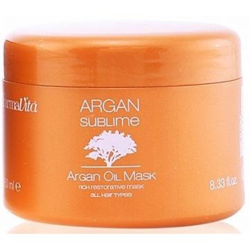 FARMAVITA ARGAN SUBLIME (FARMAVITA) ARGAN OIL HAIR MASK HAARMASKER POT 250 ML