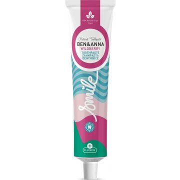 BEN & ANNA WILDBERRY FLUORIDE NATURAL TOOTHPASTE TANDPASTA 75 ML