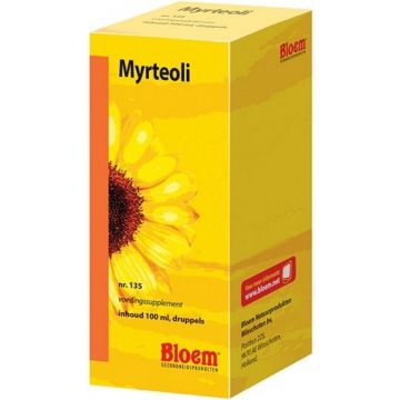BLOEM MYRTEOLI ALVLEESKLIER STOFWISSELING DRUPPELS FLES 100 ML