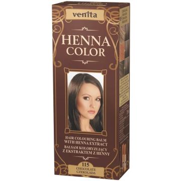 VENITA HENNA COLOR (VENITA) HENNA COLOR 115 CHOCOLATE HAARVERF DOOSJE 75 ML