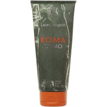 LAURA BIAGIOTTI ROMA UOMO SHOWER AND BATH GEL DOUCHEGEL TUBE 200 ML