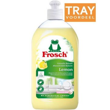 FROSCH LEMON AFWASMIDDEL TRAY 8 X 500 ML