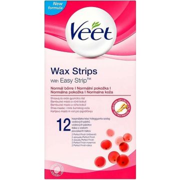 VEET EASY STRIP NORMALE HUID WAXSTRIPS DOOSJE 12 STUKS