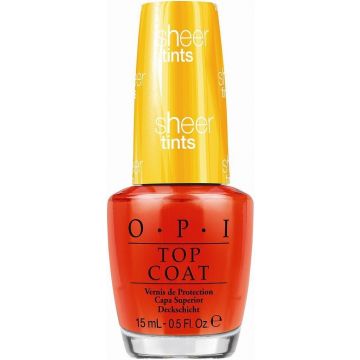 OPI TOP COAT S01 I'M NEVER AMBERRASSED POTJE 15 ML