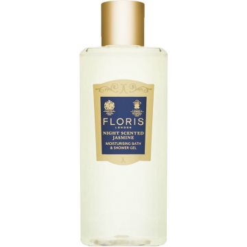 FLORIS NIGHT SCENTED JASMINE MOISTURISING BATH & SHOWER GEL DOUCHEGEL FLES 250 ML