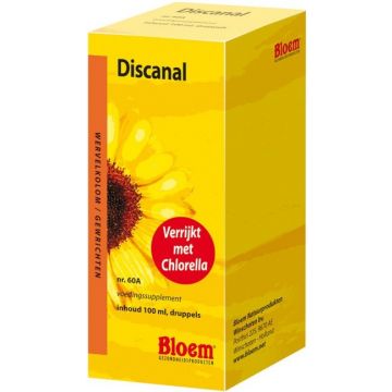 BLOEM DISCANAL WERVELKOLOM GEWRICHTEN DRUPPELS FLES 100 ML