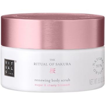 RITUALS THE RITUAL OF SAKURA SUGAR & CHERRY BLOSSOM RENEWING BODYSCRUB 250 GRAM