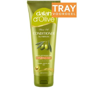 DALAN D'OLIVE (DALAN) D'OLIVE OLIVE OIL CONDITIONER REPAIRING CARE CREMESPOELING TRAY 12 X 200 ML