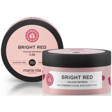 MARIA NILA COLOUR REFRESH (MARIA NILA) COLOUR REFRESH HAIR MASK WITH COLORED PIGMENTS 0.66 BRIGHT RED POT 100 ML