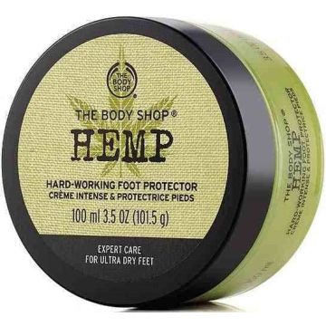 THE BODY SHOP HEMP HARD-WORKING FOOT PROTECTOR VOETCREME 100 ML