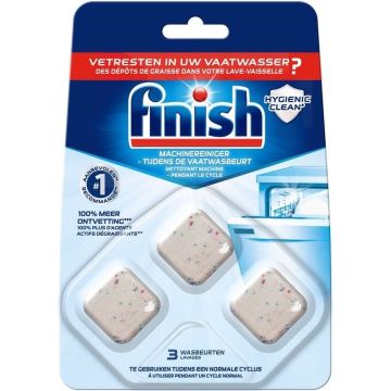 FINISH VAATWAS MACHINEREINIGER TABLETTEN 3 STUKS