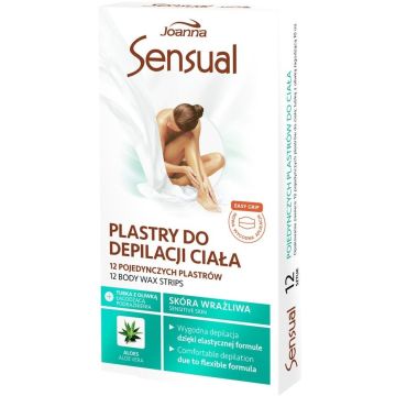 JOANNA SENSUAL SENSITIVE SKIN (JOANNA) SENSITIVE SKIN BODY WAX STRIPS DOOSJE 12 STUKS