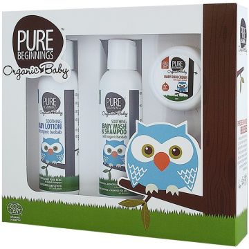 PURE BEGINNINGS BABY GESCHENKSET 1 STUK