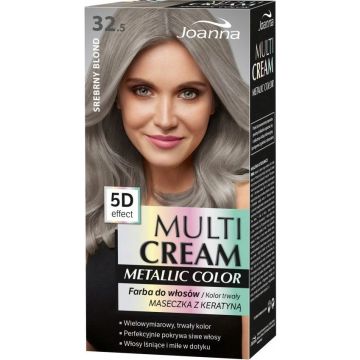 JOANNA MULTI CREAM METALLIC COLOR (JOANNA) MULTI CREAM METALLIC COLOR 32.5 SILVER BLOND HAARVERF 1 STUK