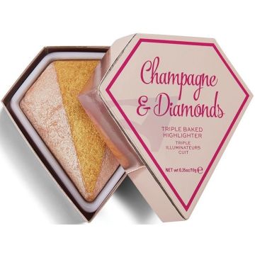 REVOLUTION CHAMPAGNE & DIAMONDS TRIPLE BAKED HIGHLIGHTER 10 GRAM