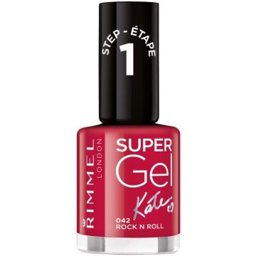RIMMEL SUPER GEL BY KATE (RIMMEL) SUPER GEL BY KATE 042 ROCK N ROLL NAGELLAK POTJE 12 ML