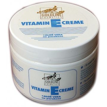 GOLDLINE VITAMINE E CREME + ALOE VERA NORMALE HUID POT 250 ML