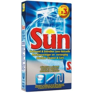 SUN MACHINEREINIGER EN -VERZORGING ZAKJES 3 X 40 GRAM