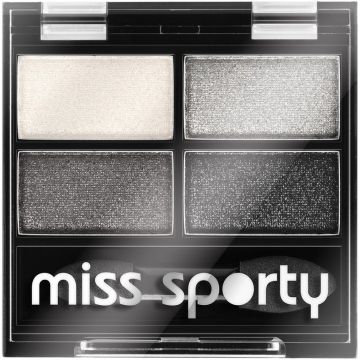 MISS SPORTY STUDIO COLOUR (MISS SPORTY) STUDIO COLOUR QUATTRO 404 REAL SMOKY EYESHADOW OOGSCHADUW 5 GRAM