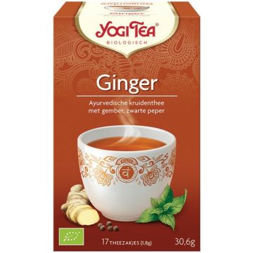 YOGI TEA GINGER THEE DOOSJE 17 ZAKJES
