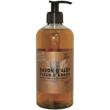 ALEPPO SOAP FLEUR D'ARGAN LIQUID SOAP ZEEP POMP 500 ML