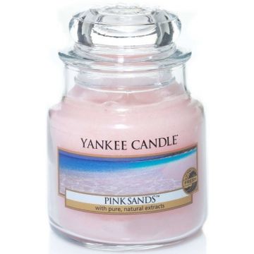 YANKEE CANDLE PINK SANDS GEURKAARS 104 GRAM