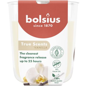 BOLSIUS TRUE SCENTS VANILLA 80 X 73 MM GEURKAARS 1 STUK