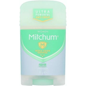 MITCHUM UNSCENTED WOMEN DEODORANT STICK 41 GRAM
