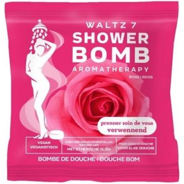 WALTZ 7 SHOWER BOMB AROMATHERAPY ROOS DOUCHE BOMB ZAKJE 1 STUK