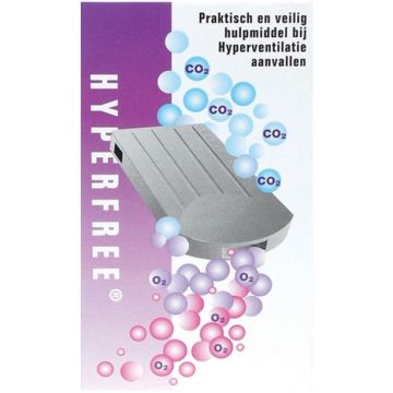 HYPERFREE PRAKTISCH EN VEILIG HULPMIDDEL BIJ HYPERVENTILATIE AANVALLEN 1 STUK