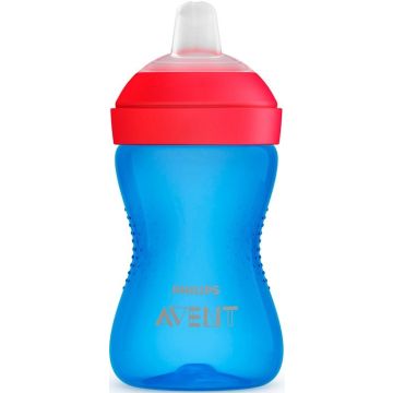 PHILIPS AVENT 9 MAANDEN+ BLAUWE LEKVRIJE TUITBEKER 300 ML 1 STUK