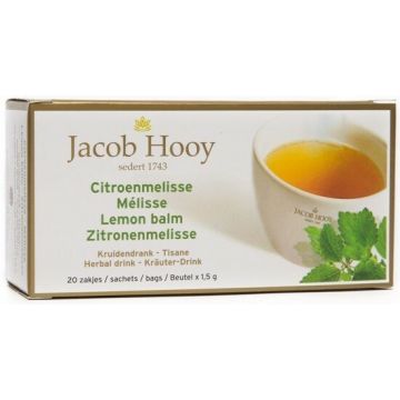 JACOB HOOY CITROENMELISSE THEE DOOSJE 20 ZAKJES