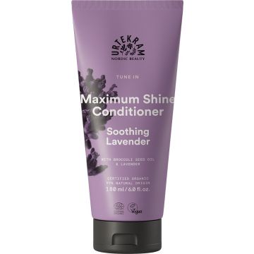 URTEKRAM SOOTHING LAVENDER (URTEKRAM) SOOTHING LAVENDER MAXIMUM SHINE CONDITIONER CREMESPOELING TUBE 180 ML