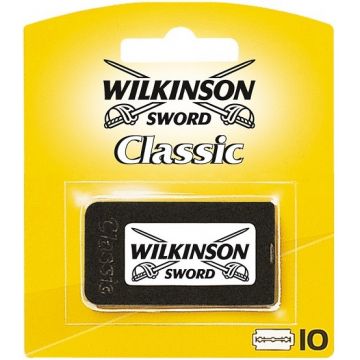WILKINSON SWORD CLASSIC SCHEERMESJES PAK 10 STUKS