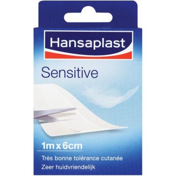 HANSAPLAST SENSITIVE (HANSAPLAST) SENSITIVE 1 M X 6 CM PLEISTERS PAKJE 1 STUK