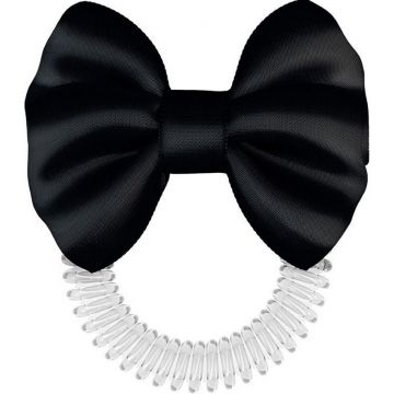 INVISIBOBBLE BOWTIQUE (INVISIBOBBLE) BOWTIQUE TRUE BLACK HAIR TIE MEETS BOW 1 STUK