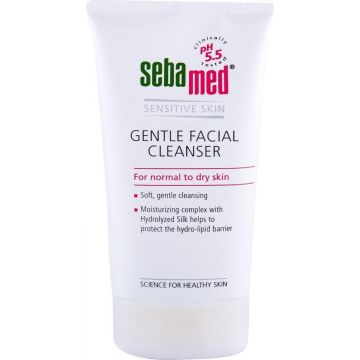 SEBAMED SENSITIVE SKIN (SEBAMED) SENSITIVE SKIN GENTLE FACIAL CLEANSER FOR NORMAL TO DRY SKIN TUBE 150 ML