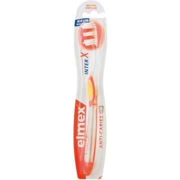 ELMEX ANTI-CARIES (ELMEX) ANTI-CARIES MEDIUM TANDENBORSTEL PAK 1 STUK