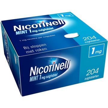 NICOTINELL MINT 1 MG ZUIGTABLET DOOSJE 204 STUKS