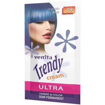 VENITA TRENDY CREAM ULTRA 39 COSMIC BLUE SEMI PERMANENT HAARKLEURING ZAKJE 1 STUK