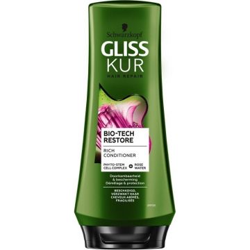 SCHWARZKOPF GLISS KUR BIO-TECH RESTORE (SCHWARZKOPF) BIO-TECH RESTORE CONDITIONER CREMESPOELING 200 ML