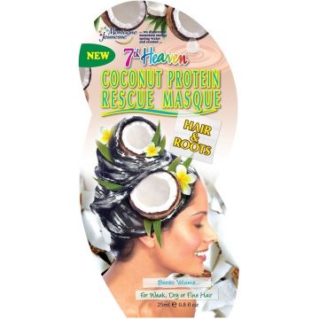 MONTAGNE JEUNESSE COCONUT PROTEIN RESCUE MASQUE HAARMASKER ZAKJE 25 ML