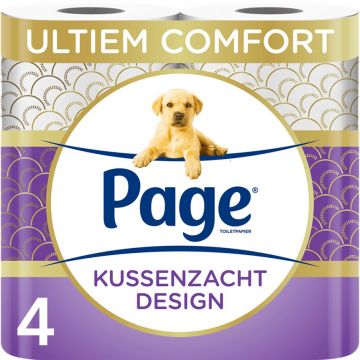 PAGE KUSSENZACHT TOILETPAPIER PAK 4 ROLLEN
